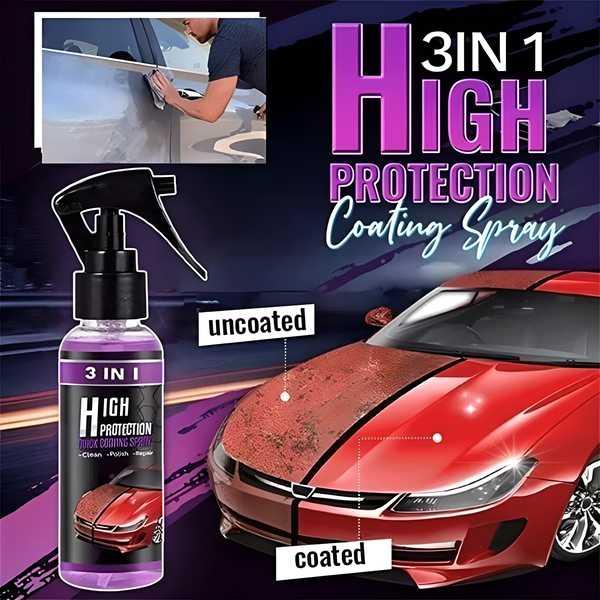 Premium Nano Ceramic Car Coating Spray (Pack of 2) – Hydrophobic Water Repellent, Scratch Concealer & Ultra Gloss Paint Protection for Cars, Bikes & More